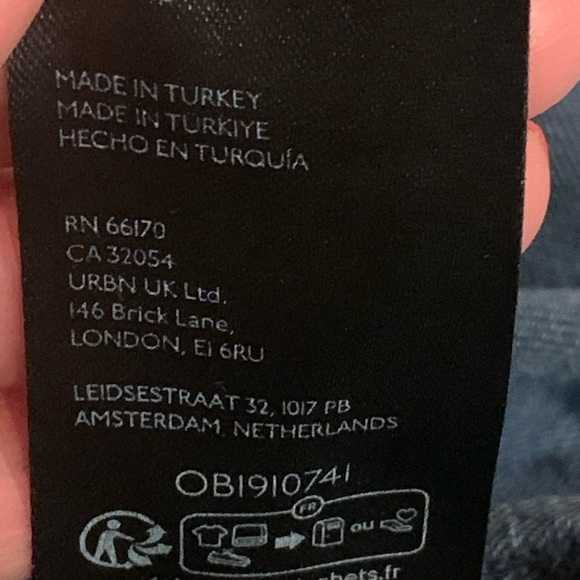 We The Free – CRVY Infinite Stretch Tapered Leg  Pull-On Jeans – Size L Mock Fly - Picture 7 of 8